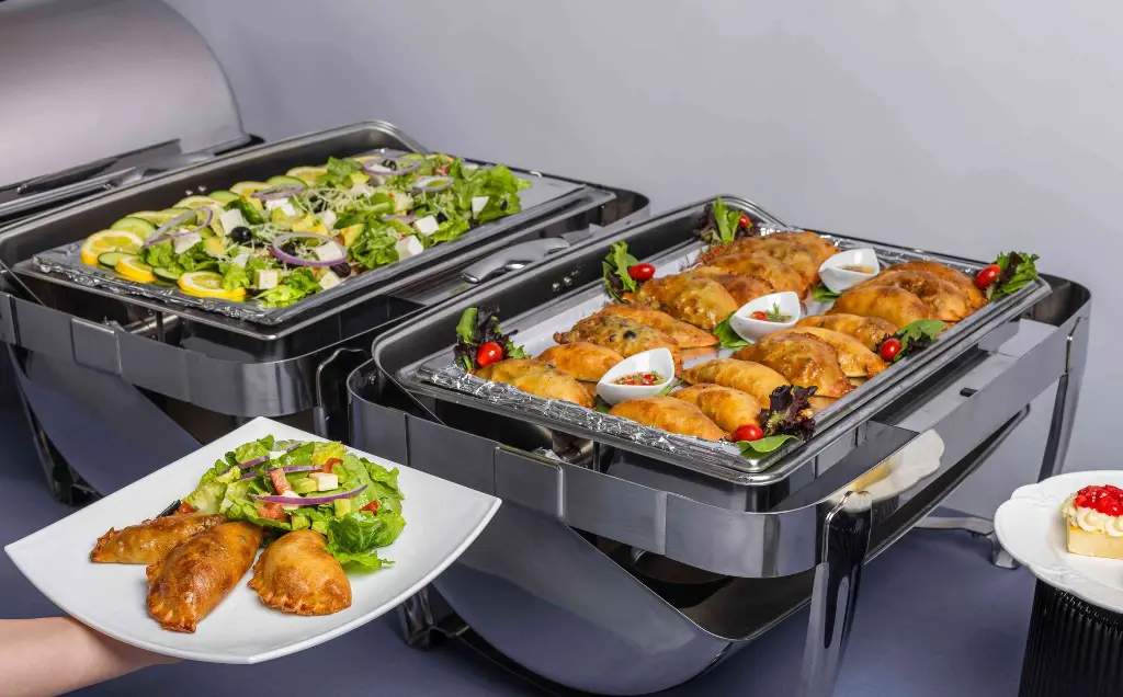 Barra de empanadas argentinas.