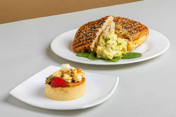 8. Panini de pollo al grill.