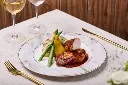 Menú 5. Pechuga de pollo al grill adobada.