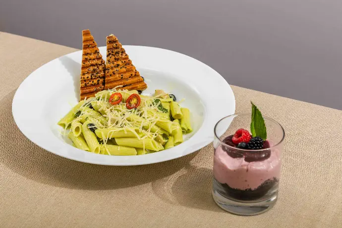 3. Ensalada de pasta.