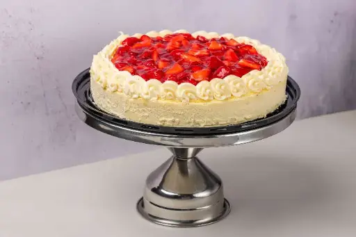 Cheesecake con fresas.