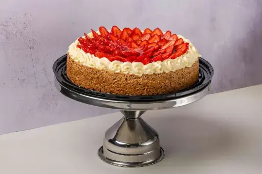 Mostachón con frutas.